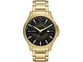 Armani Exchange Men's Classic Yellow Stainless Steel Watch