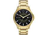 Armani Exchange Men's Classic Yellow Stainless Steel Watch