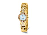 Charles Hubert Gold-finish MOP Dial with 4 Color Bezels Watch