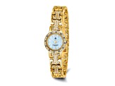 Charles Hubert Gold-finish MOP Dial with 4 Color Bezels Watch