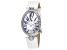 Christian Van Sant Women's Florentine White Leather Strap Watch