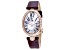 Christian Van Sant Women's Florentine Brown Leather Strap Watch
