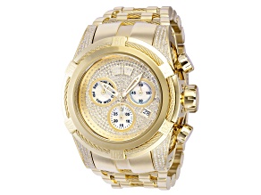 Invicta Reserve Diamond Bolt Zeus 53mm Quartz Watch 1.82ctw