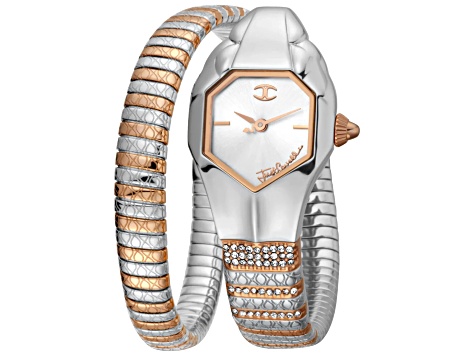 Just Cavalli Women's Signature Snake Just Glam EVO 1 22mm Watch