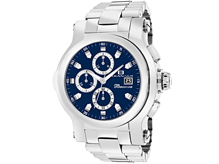 Oceanaut Men's Baccara XL Blue Dial, Stainless Steel Watch