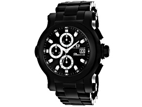 Oceanaut Men's Baccara XL Black Dial, Black Stainless Steel Watch