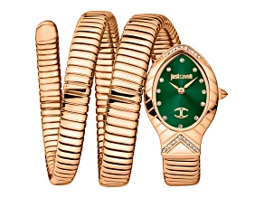 Just Cavalli Women's Signature Snake Classico Lungo 23mm Watch