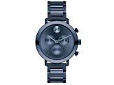 Movado Women's Bold Blue Stainless Steel Watch