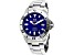 Seapro Men's Scuba 200  Blue Dial, White Bezel, Stainless Steel Watch