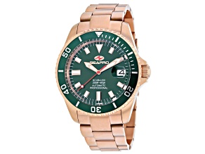 Seapro Men's Scuba 200  Green Dial, Rose Stainless Steel Watch