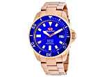 Seapro Men's Scuba 200  Blue Dial, Rose Stainless Steel Watch