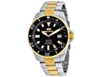 Seapro Men's Scuba 200  Black Dial, Two-tone Yellow Stainless Steel Watch