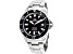 Seapro Men's Scuba 200 Black Dial and Bezel, Stainless Steel Watch