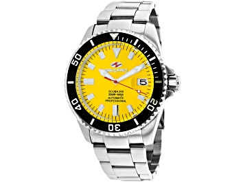 Picture of Seapro Men's Scuba 200 Yellow Dial and Bezel, Stainless Steel Watch