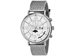 Christian Van Sant Men's Somptueuse LTD White Dial, Stainless Steel mesh Watch