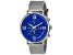 Christian Van Sant Men's Somptueuse LTD Blue Dial, Stainless Steel mesh Watch