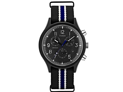 Timex Men's MK1 Supernova Black Fabric Strap Watch