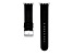 Gametime Washington Commanders Leather Apple Watch Band (42/44mm S/M Black). Watch not included.