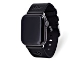 Gametime Los Angeles Rams Leather Band fits Apple Watch (42/44mm S/M Black). Watch not included.