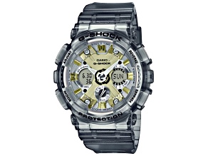 Casio G-Shock Unisex 46mm Quartz Watch, Gray Resin Strap
