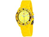 Seapro Women's Spring Yellow Dial, Yellow Silicone Watch