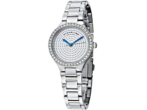 Stuhrling Women's Symphony White Dial, Stainless Steel Watch
