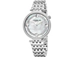 Stuhrling Women's Symphony Mother of pearl Dial, Yellow Stainless Steel Watch