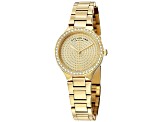Stuhrling Women's Symphony Yellow Dial, Yellow Stainless Steel Watch