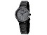 Stuhrling Women's Symphony Black Dial, Black Stainless Steel Watch