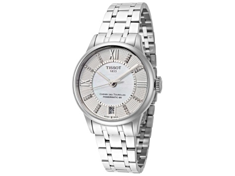 Tissot Women's Chemin 32mm Silver Dial Stainless Steel Watch