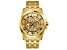 Bulova Men's Sutton Yellow Dial, Yellow Stainless Steel Watch