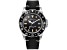 Mathey Tissot Men's Vintage Black Dial, Black Leather Strap Watch