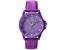Toy Watch Women's Sartorial Purple Dial, Purple Leather Strap Watch