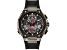 Bulova Men's Precisionist Black Dial, Black Rubber Strap Watch