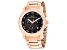 Oceanaut Men's Riviera Black Dial, Rose Stainless Steel Watch