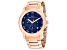 Oceanaut Men's Riviera Blue Dial, Rose Stainless Steel Watch