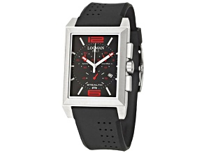 Locman Men's Sport Black Silicone Strap Watch