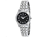 Mathey Tissot Women's FLEURY 2568 Black Dial, Stainless Steel Watch