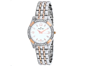 Mathey Tissot Women's FLEURY 2568 White Dial, Two-tone Rose Stainless Steel Watch