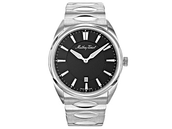 Picture of Mathey Tissot Men's Classic Black Dial Stainless Steel Watch