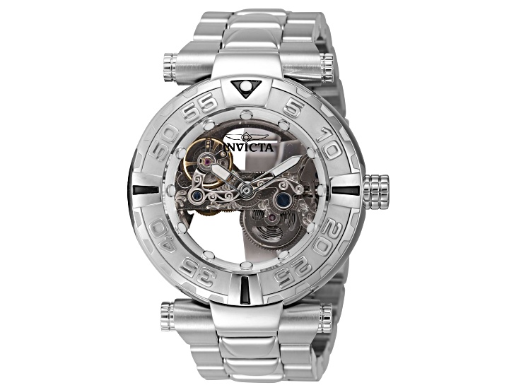 Invicta Subaqua Noma Ghost 47mm White Bezel Stainless Steel