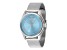 Invicta Celestial 36mm Blue Dial Stainless Steel Mesh Band Quartz Watch