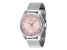 Invicta Celestial 36mm Pink Dial Stainless Steel Mesh Band Quartz Watch