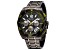 Nautica Tin Can Bay Men's 44mm Quartz Gunmetal Stainless Steel Watch, Black Dial