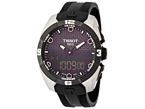 Tissot Men's T-Touch Solar Quartz Watch, Black Rubber Strap
