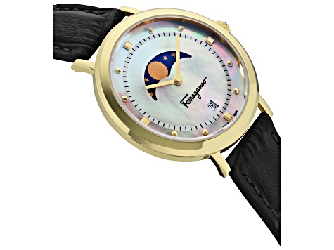 Ferragamo Women's Logomania Moon Phase 36mm Quartz Watch