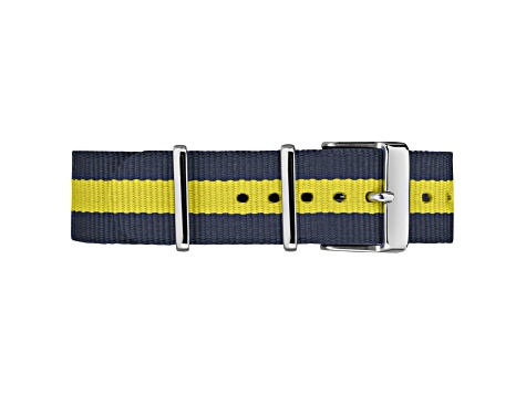 Timex Unisex Fairfield 41mm Quartz Watch, Blue and Yellow Nylon Strap