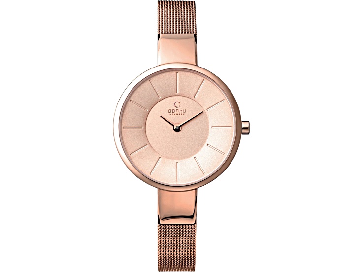 Obaku Women's Silver tone Dial Stainless Steel 2024 Watch - Scandinavian design