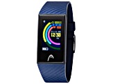 Head Unisex Seoul 24mm Quartz Blue Silicone Strap Smartwatch