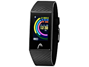 Head Unisex Seoul 24mm Quartz Black Silicone Strap Smartwatch